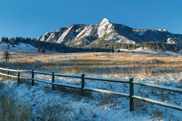 Chautauqua Park Winter Sunrise © pics721