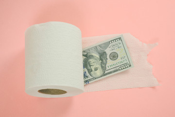 American dollar bill, saving concept