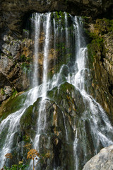 The Gega waterfall. The most famous and largest waterfall in Abkhazia.