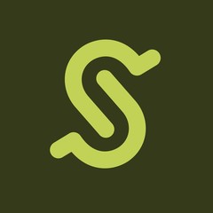 initial letter S design template elements