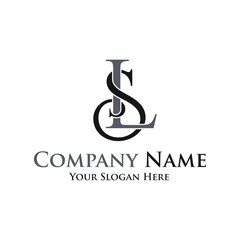 letter LS vector logo template design inspiration