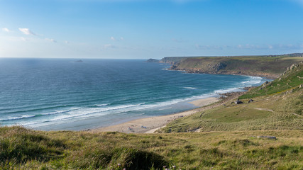 Fototapeta na wymiar Cornish coastline 