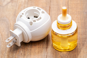 Anti-stress and calming plug-in diffuser used for pets, including dogs, cats, rabbits, rodents, and...
