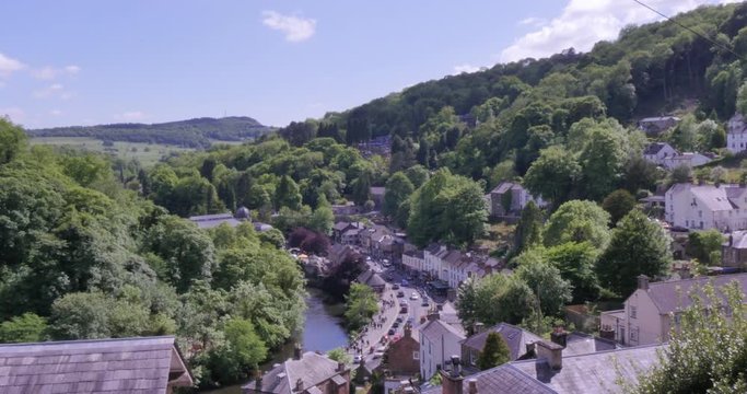 View of Matlock Bath, Derbyshire Dales, Derbyshire, England, UK, Europe