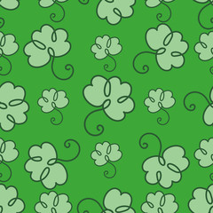 St. Patrick's Day seamless pattern