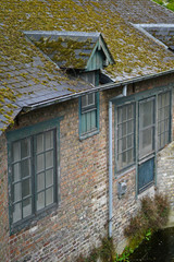 Bruges vieux bâtiment sur la rivière