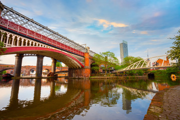 Fototapeta premium Castlefield is an inner city conservation area in Manchester, UK