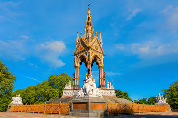 The Albert Memorial in London, UK