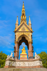 Fototapeta na wymiar The Albert Memorial in London, UK