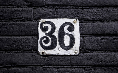 Number thirty six