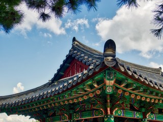 Obraz premium 한국의 전통 집, 한옥 