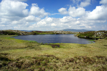 Lough Firrib.Small glacial lake in the Wicklow Mountains.Ireland. 