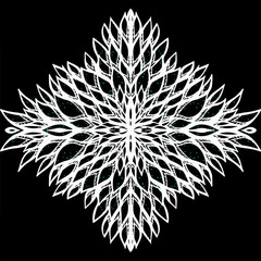 Unique, abstract pattern - vector