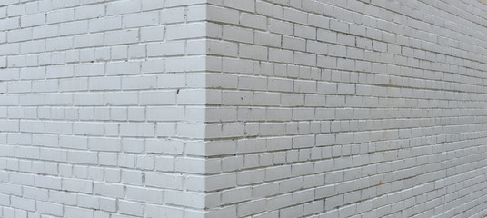House corner, brick wall