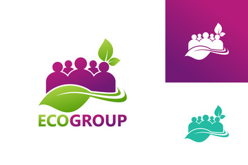 Ecology Group Logo Template Design Vector, Emblem, Design Concept, Creative Symbol, Icon