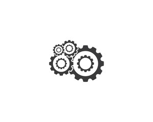 Gear machinery logo icon