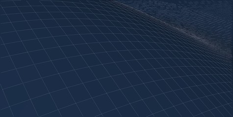 Abstract terrain wireframe landscape background.