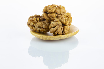 Walnuts Isolated on White Background