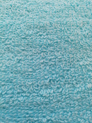 Blue towel texture background