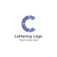 Lettering C Vector