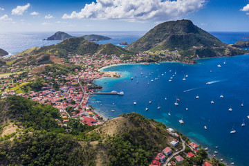 Iles des Saintes. French Guadeloupe. Caribean island.