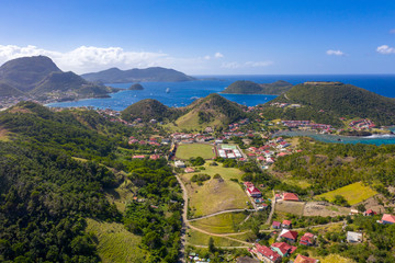 Iles des Saintes. French Guadeloupe. Caribean island.