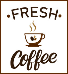 Fresh coffee