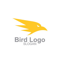 Minimalist Bird illustration logo