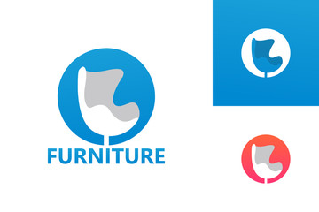 Furniture Logo Template Design Vector, Emblem, Design Concept, Creative Symbol, Icon