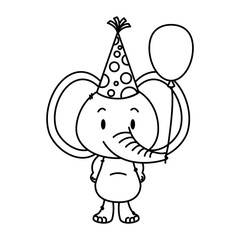 cute little elephant character