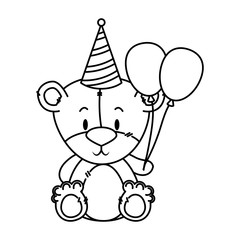 cute little bear character