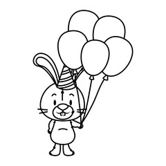 cute little rabbit character