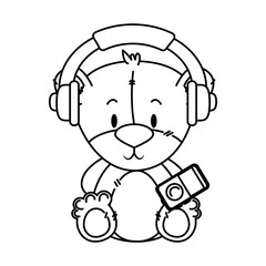 cute little bear character