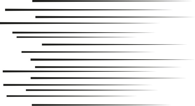 Graphic Explosion with Speed Lines. Comic Book Design Element. Black and white vector illustration