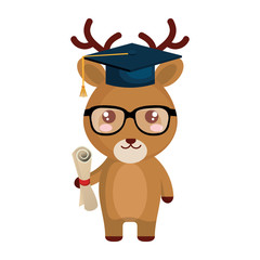 cute little reindeer character
