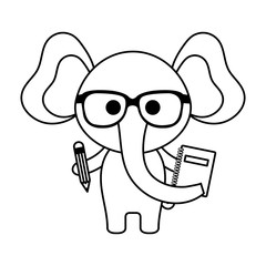 cute little elephant character