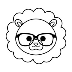 cute little lion character