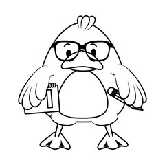 cute little duck character