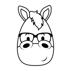 cute little horse character