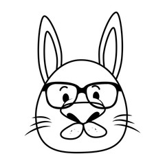 cute little rabbit character