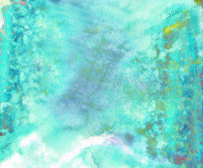 Fototapeta na wymiar Grunge watery effect abstract watercolor or ink of liquid splatter of paint.