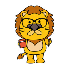 cute little lion character