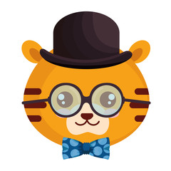 cute little tiger character