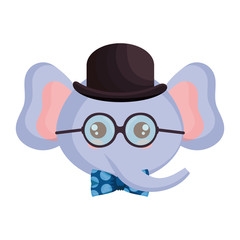 cute little elephant character