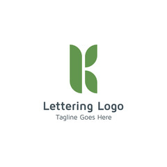 Lettering K Vector