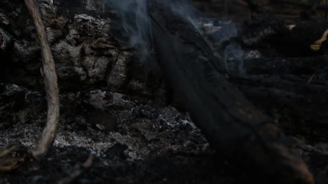 Heat ash and smoke from bornfire. Heat accumulated with global warming.  Or we are the cause of this problem