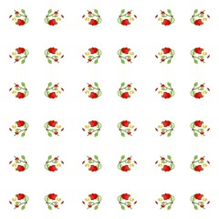 set of floral elements for your design