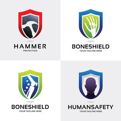 Shield Logo Set Design Template Collection