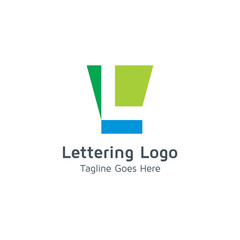 Lettering L Vector