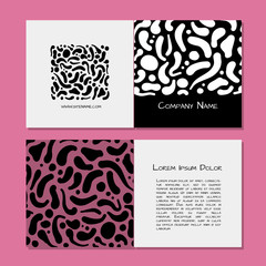 Greeting cards design, abstract liguid background